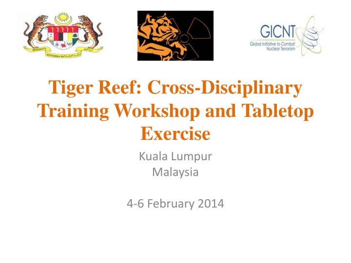 tiger reef cross disciplinary training workshop