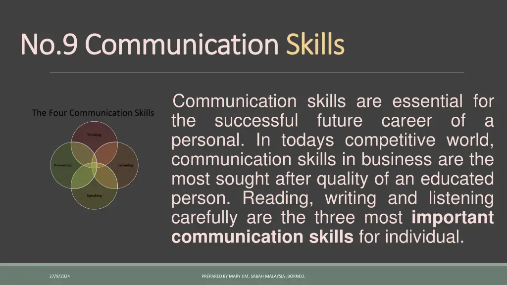 no 9 communication no 9 communication skills