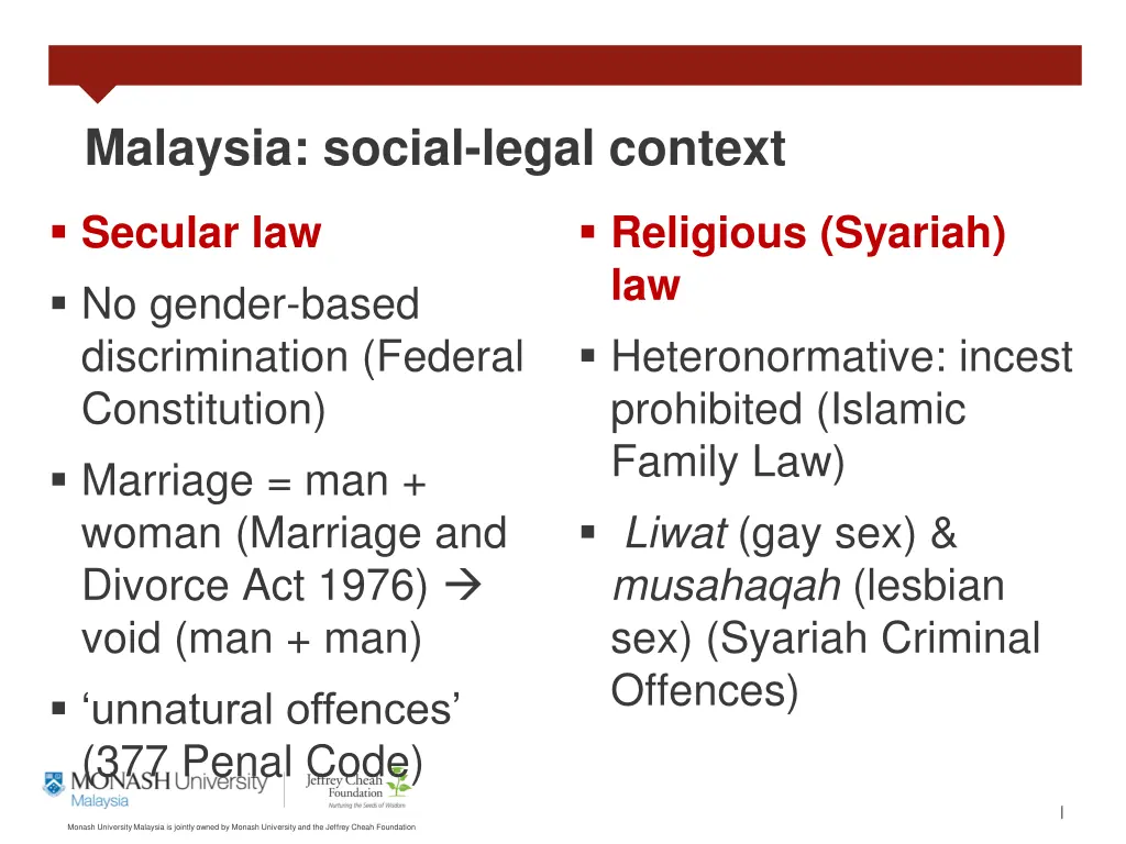 malaysia social legal context