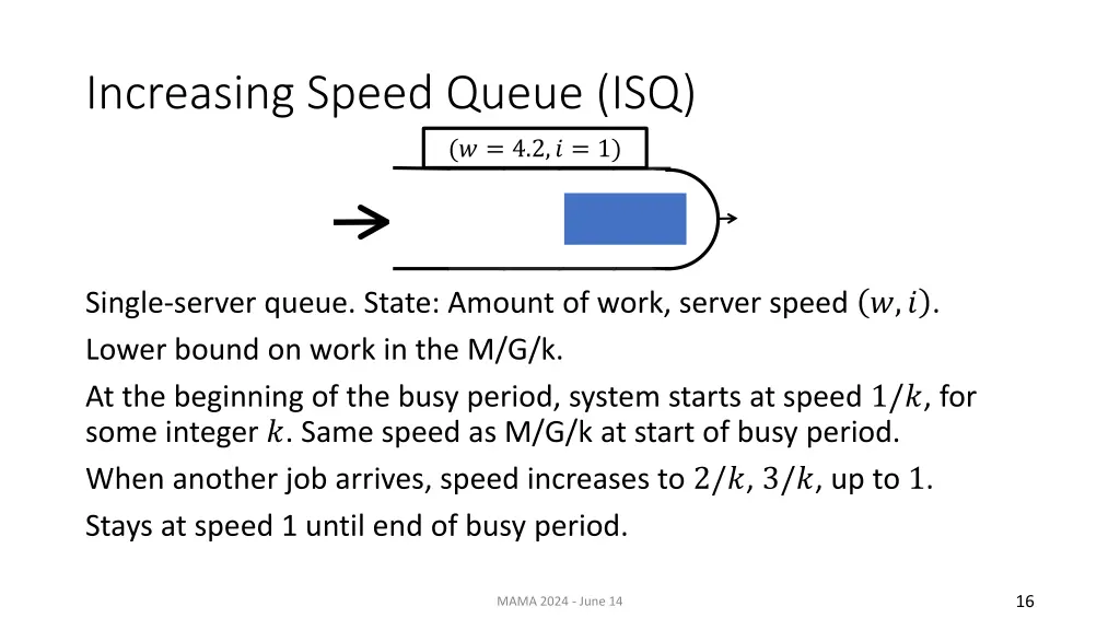 increasing speed queue isq 2