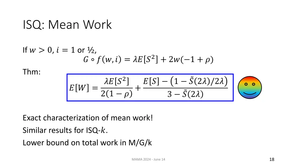 isq mean work