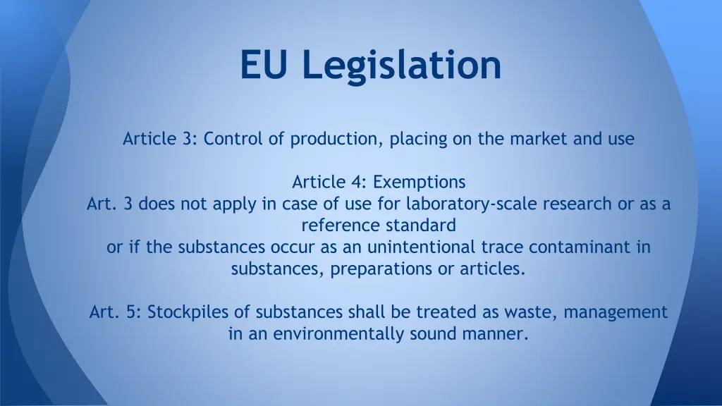 eu legislation 3