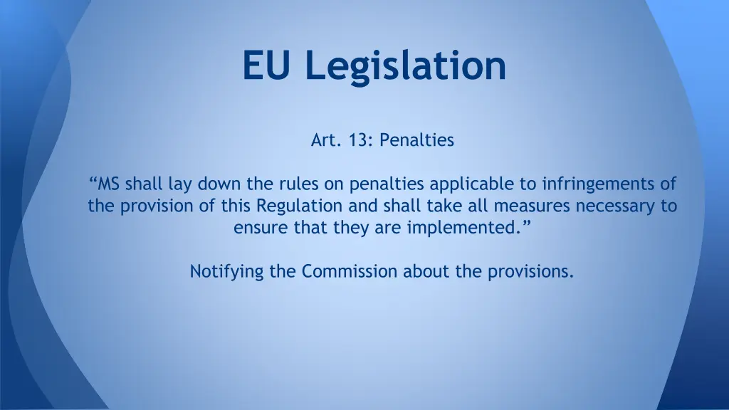 eu legislation 6