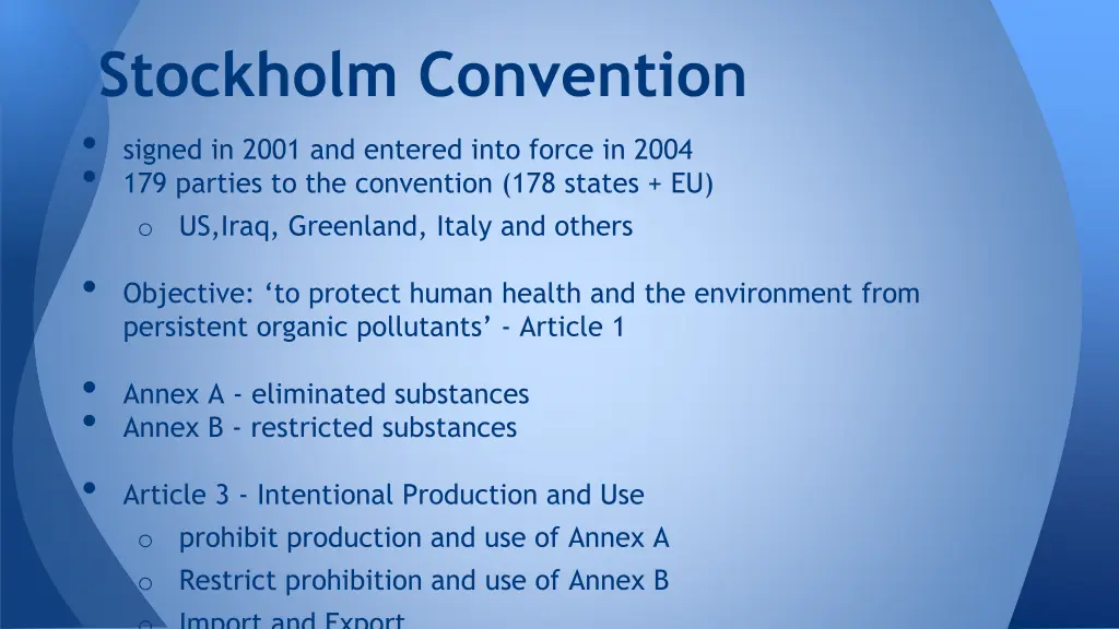 stockholm convention