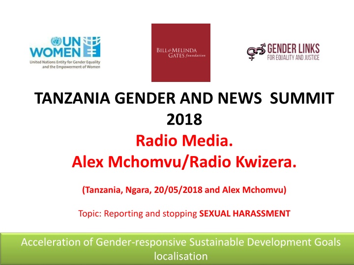 tanzania gender and news summit 2018 radio media