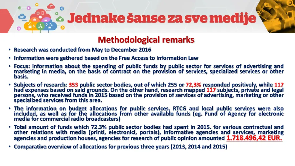 methodological remarks