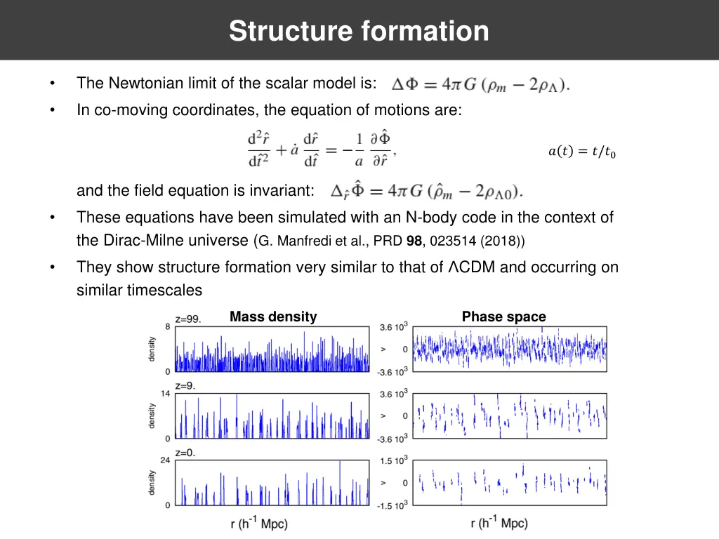 structure formation