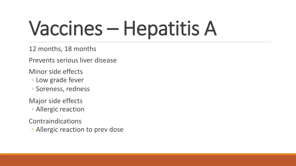 vaccines vaccines hepatitis a hepatitis a