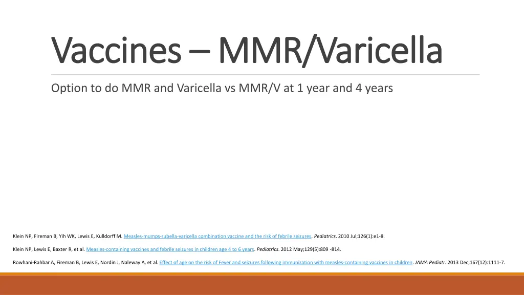 vaccines vaccines mmr varicella mmr varicella