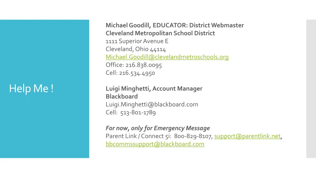 michael goodill educator district webmaster