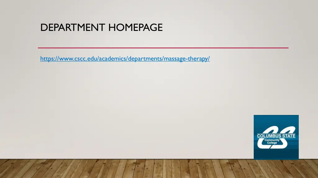 department homepage 1