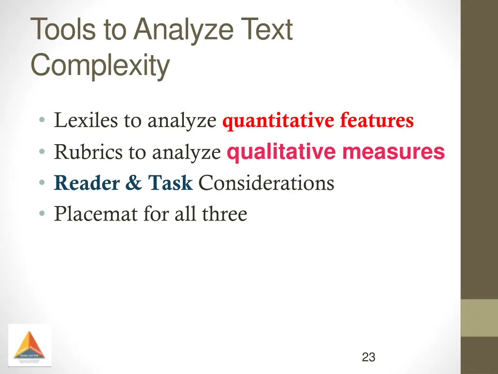 tools to analyze text complexity