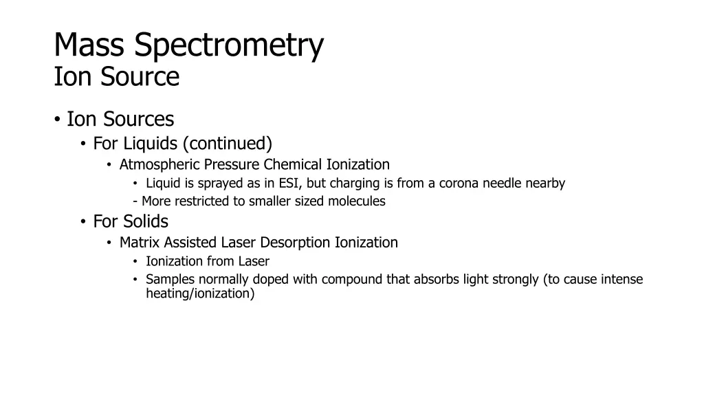 mass spectrometry ion source 1