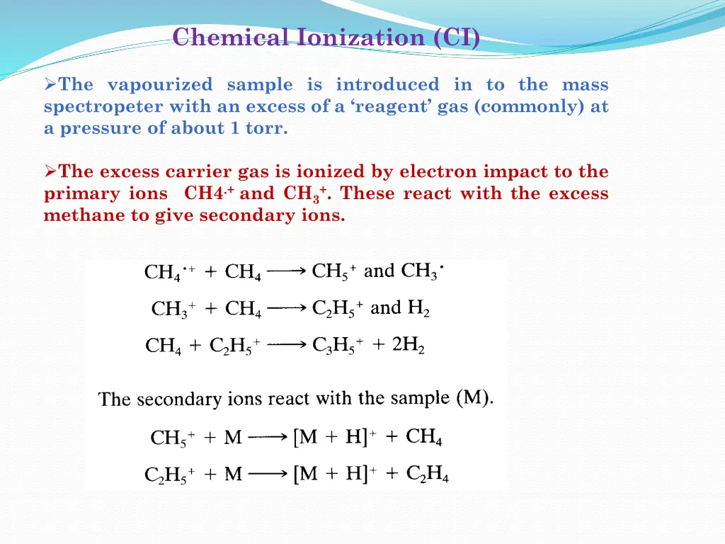 chemical ionization ci