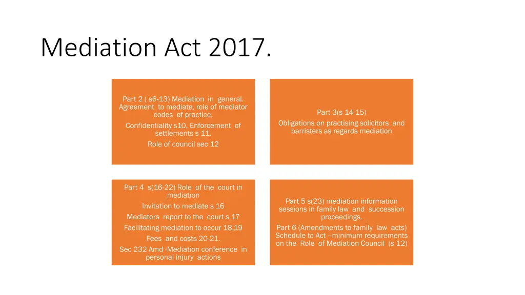 mediation act 2017