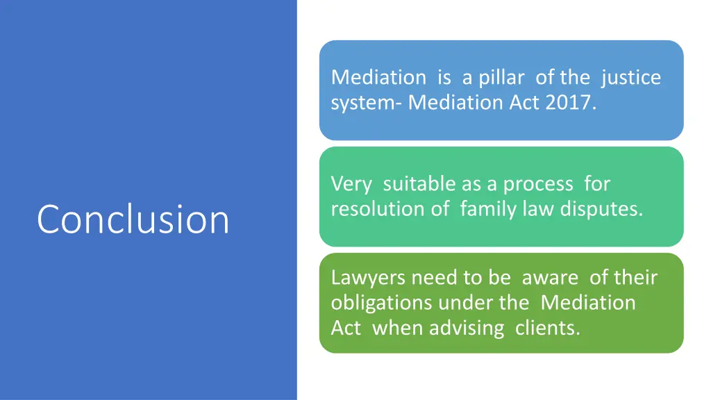 mediation is a pillar of the justice system