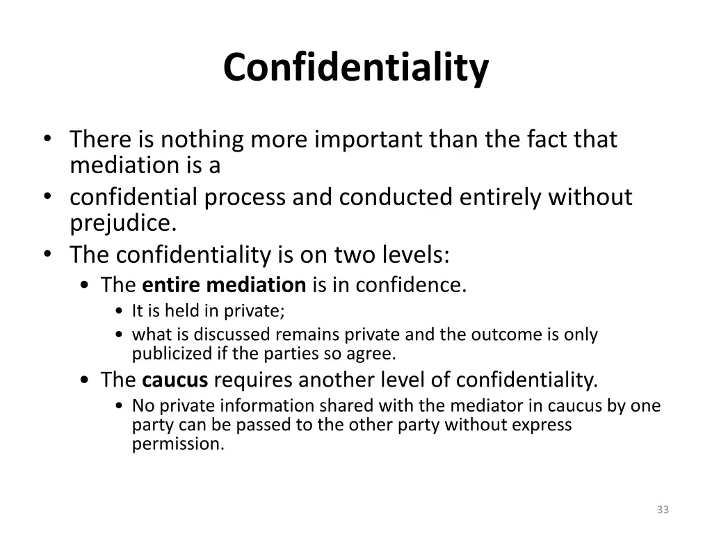 confidentiality