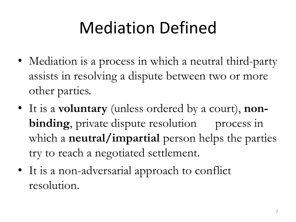 mediation defined