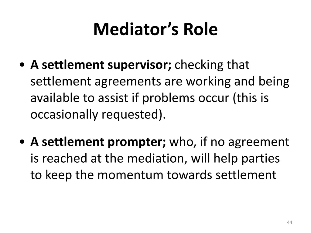 mediator s role 3