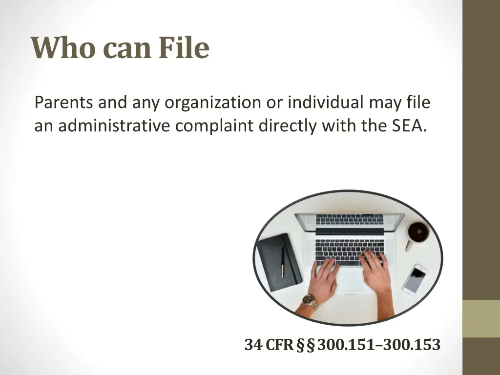 who can file