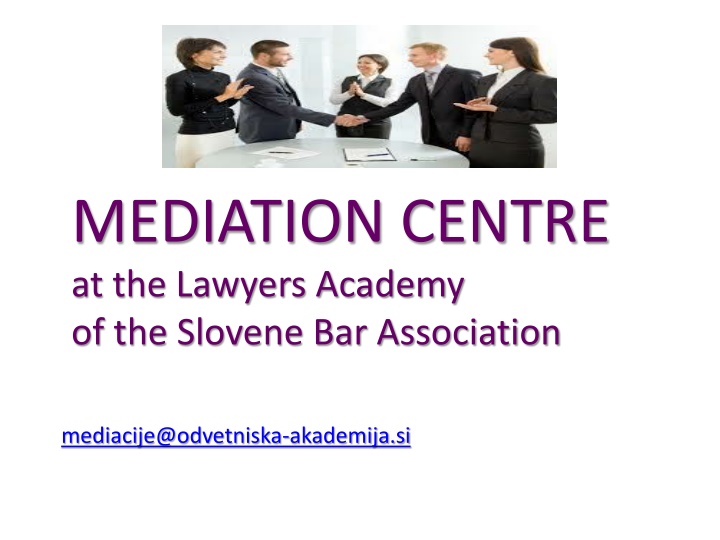 mediation centre at the lawyers academy