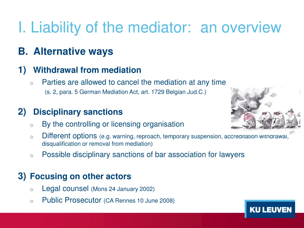 i liability of the mediator an overview 1