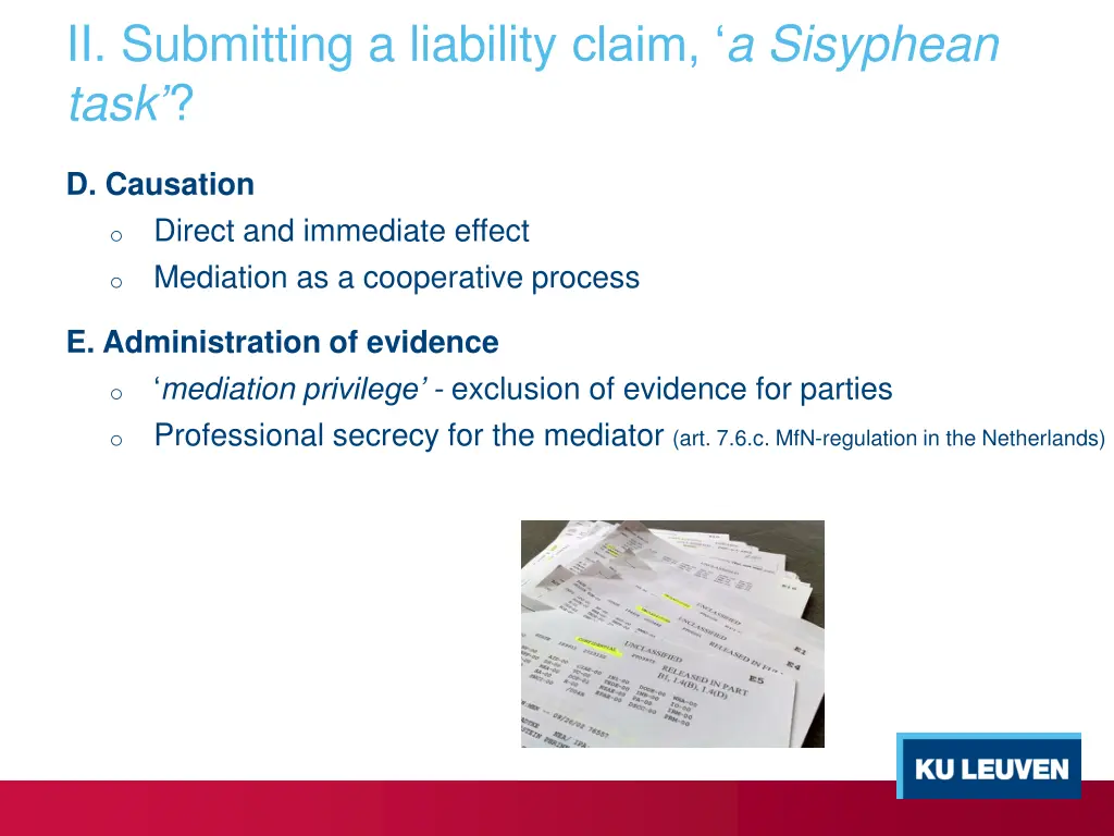 ii submitting a liability claim a sisyphean task 1