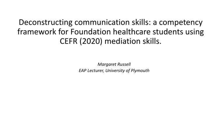 deconstructing communication skills a competency