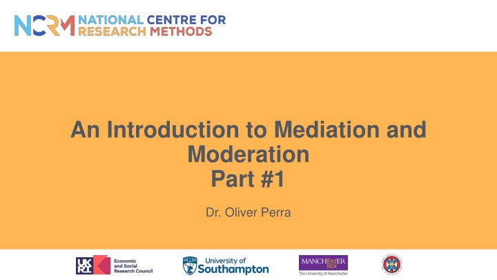 an introduction to mediation and moderation part 1