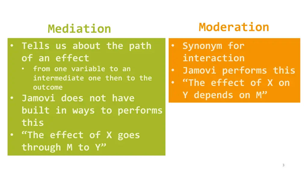 moderation