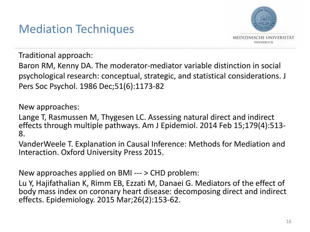 mediation techniques