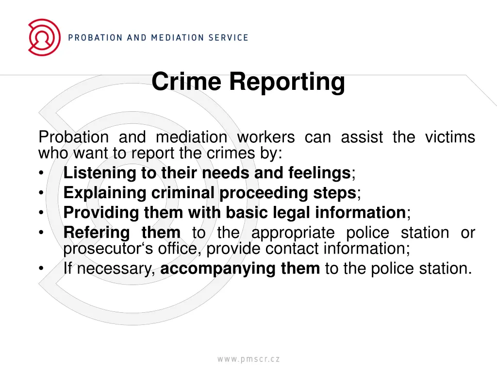 crime reporting