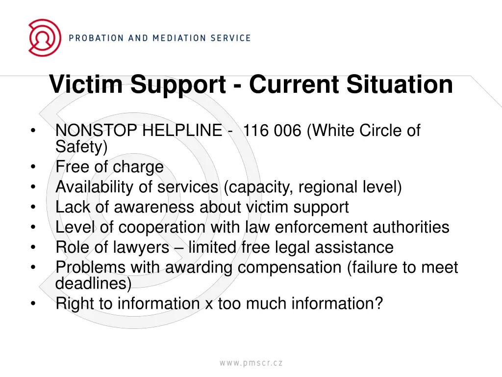 victim support current situation 1