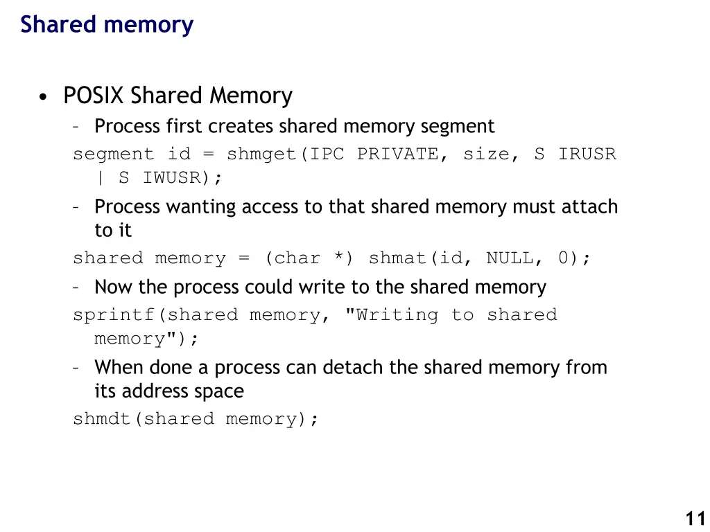 shared memory 1