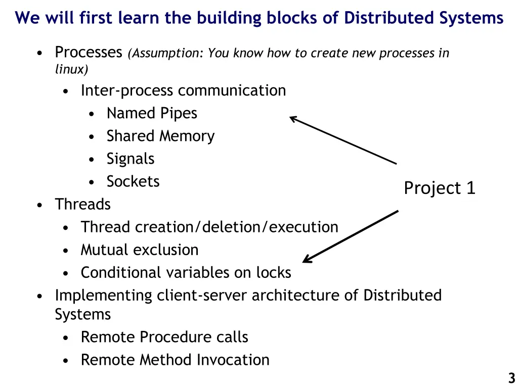 we will first learn the building blocks