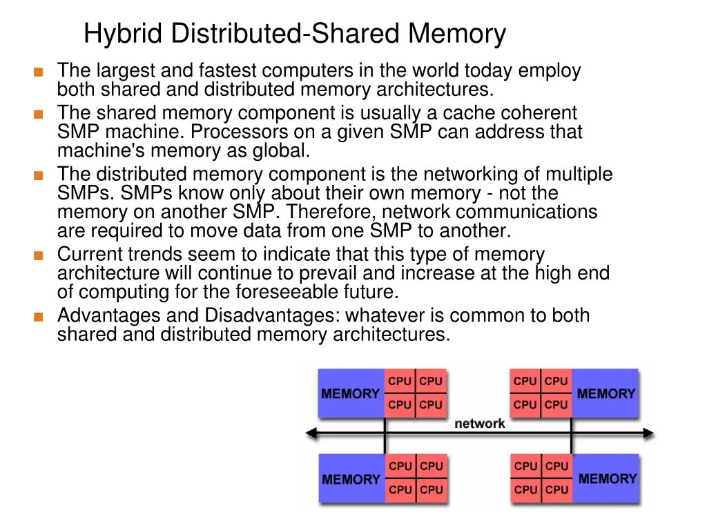 hybrid distributed shared memory