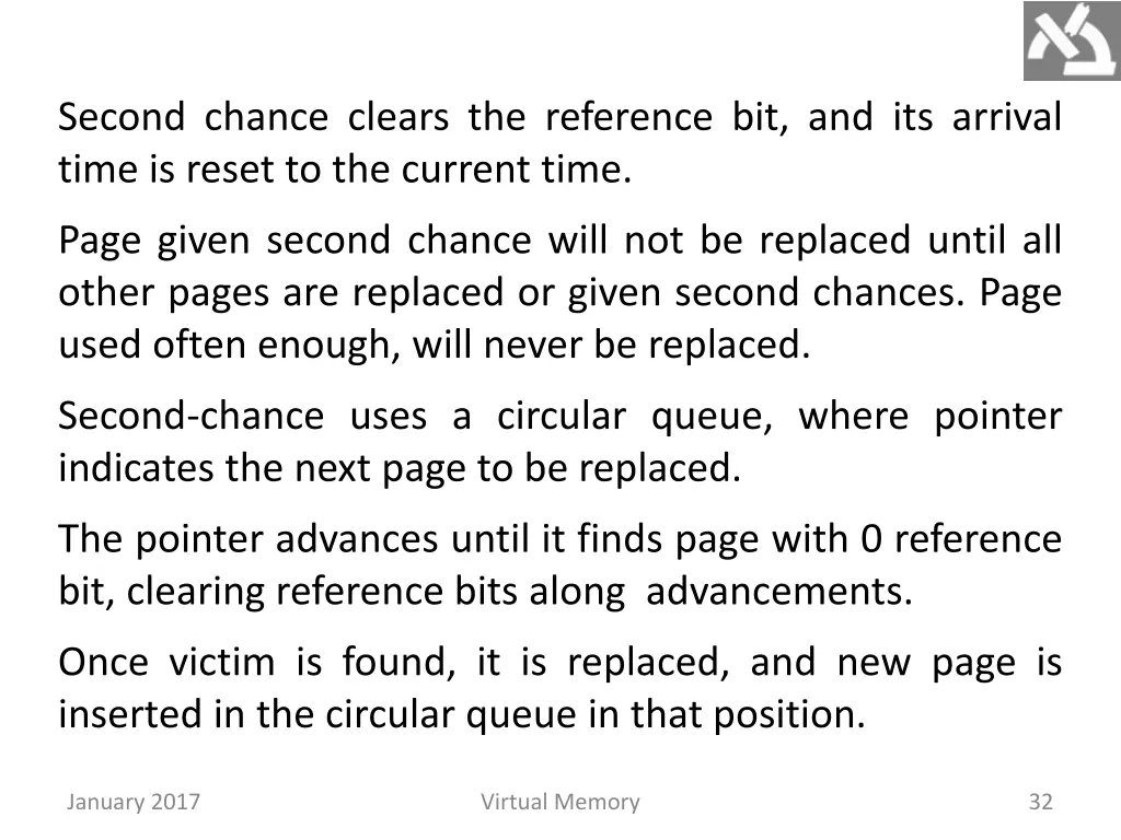 second chance clears the reference