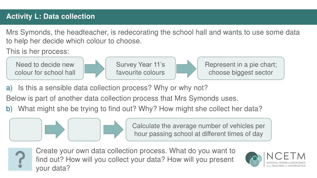 activity l data collection