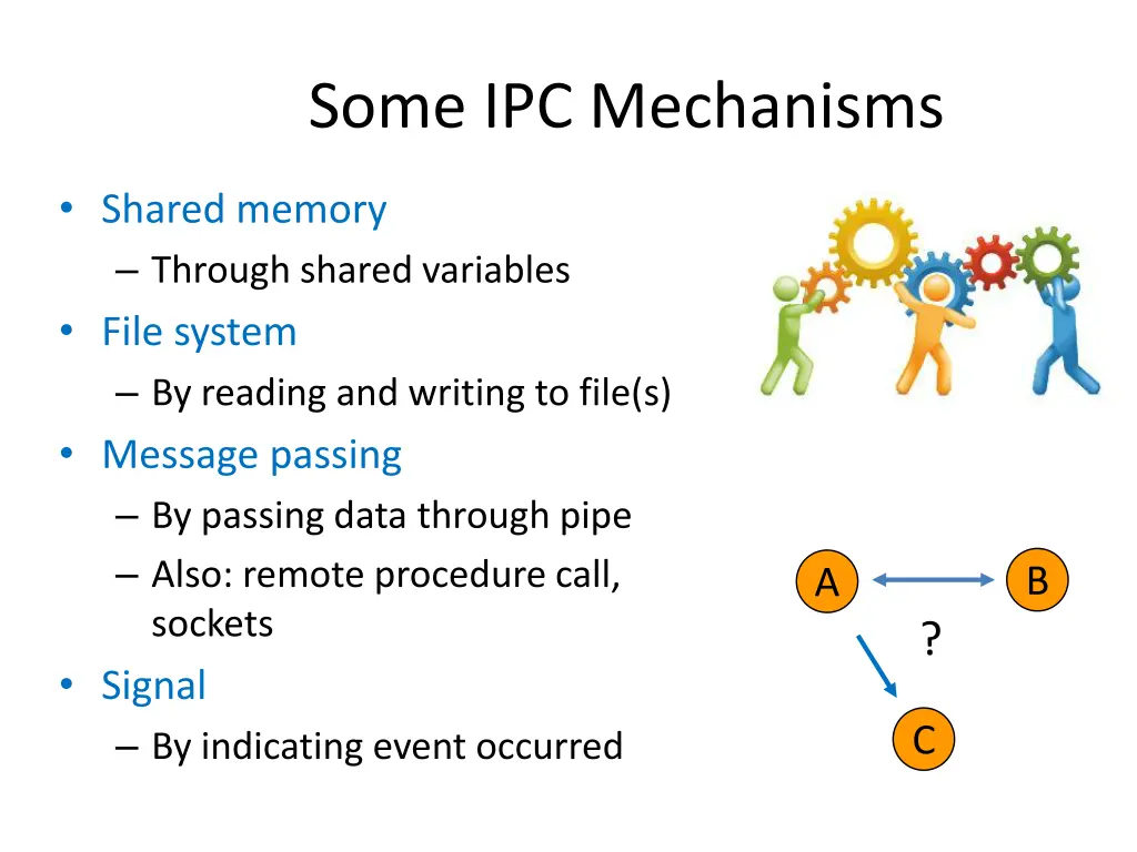 some ipc mechanisms