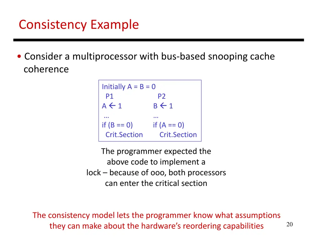 consistency example 1