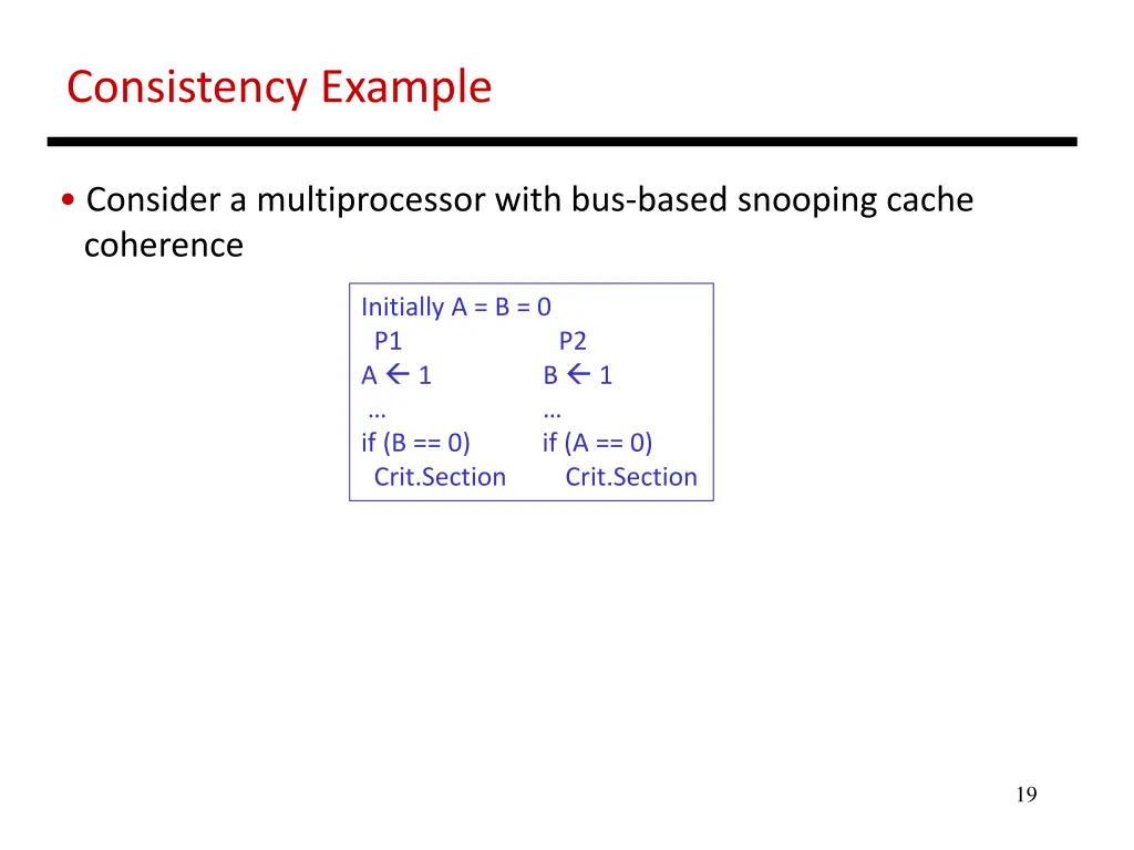 consistency example