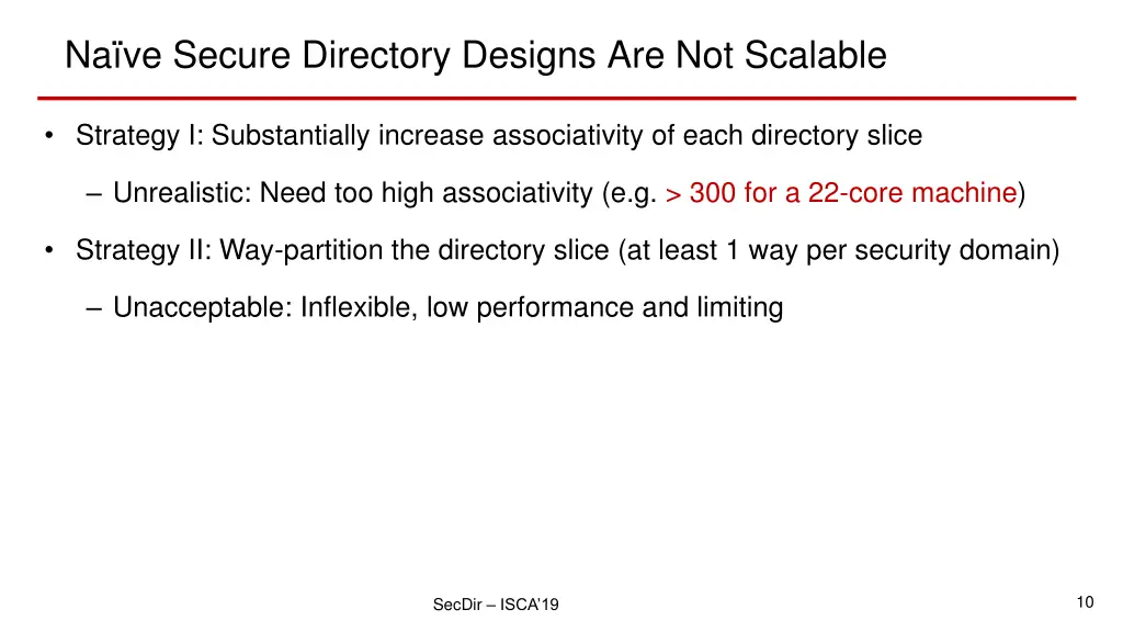 na ve secure directory designs are not scalable 1