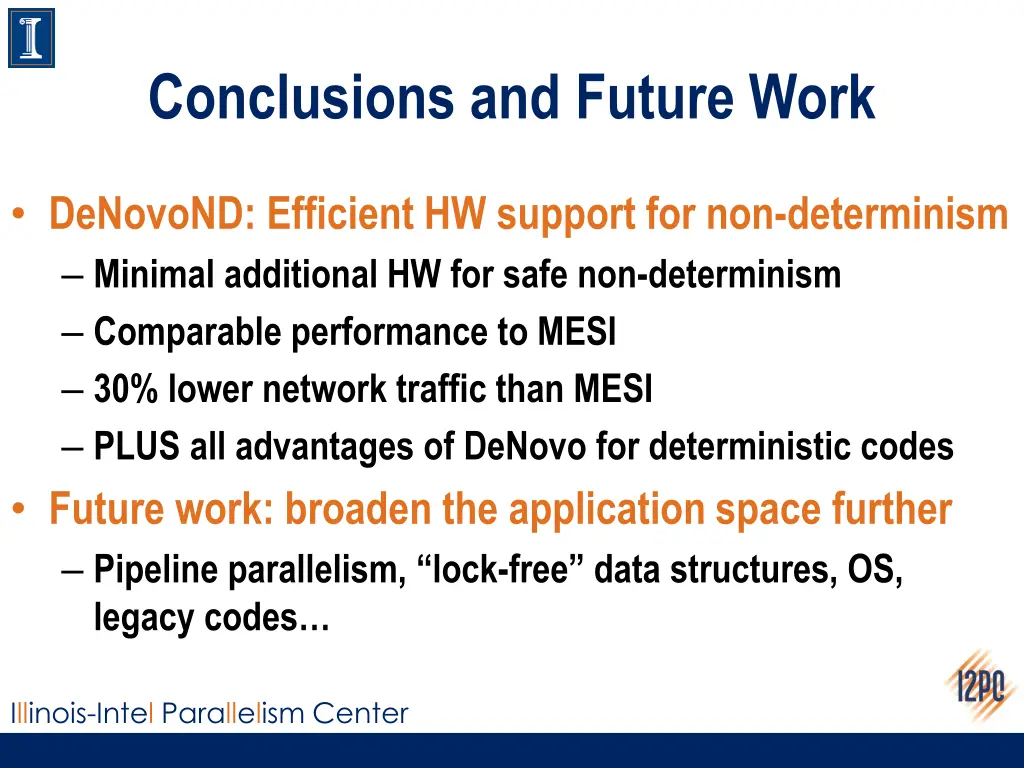 conclusions and future work