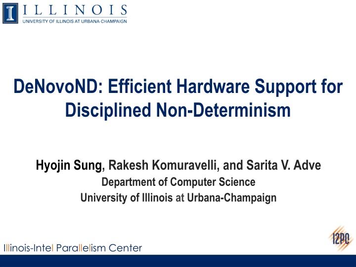 denovond efficient hardware support