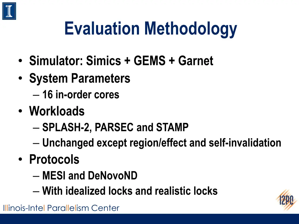 evaluation methodology