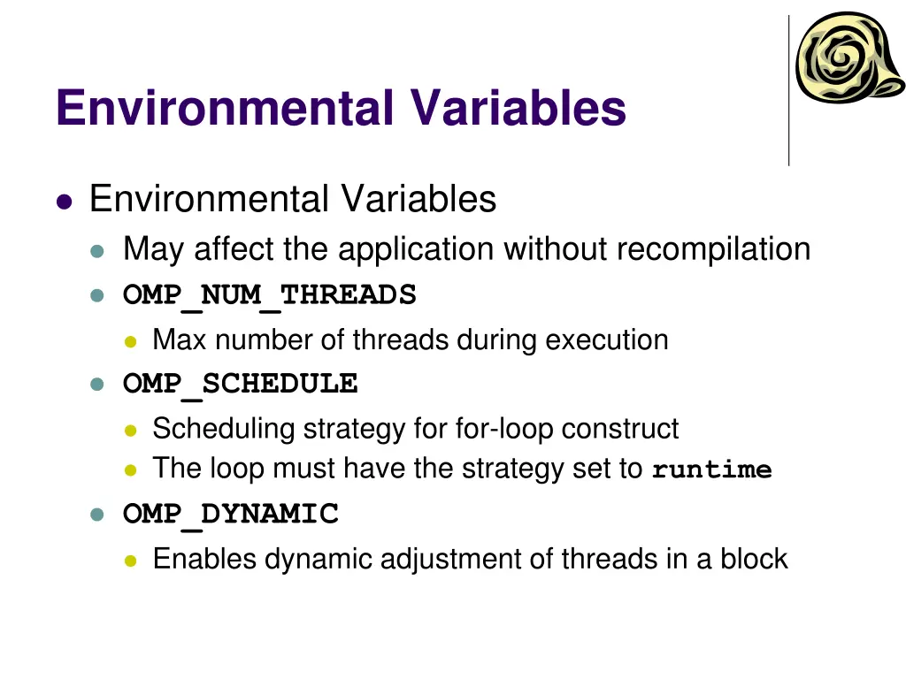 environmental variables