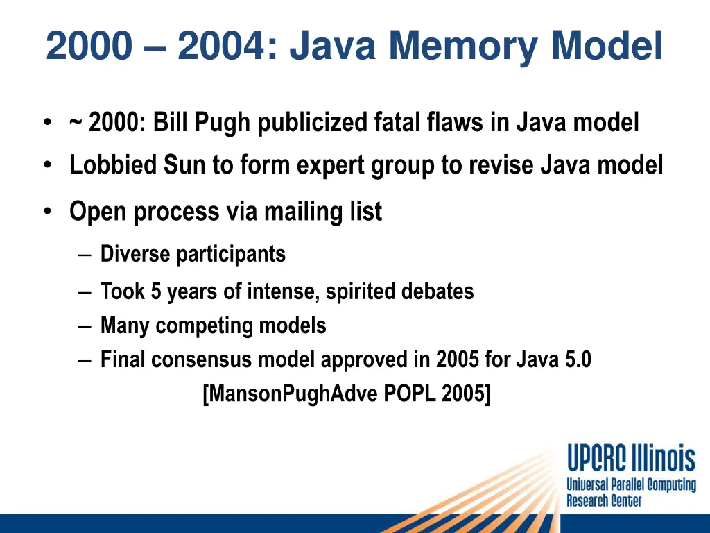 2000 2004 java memory model