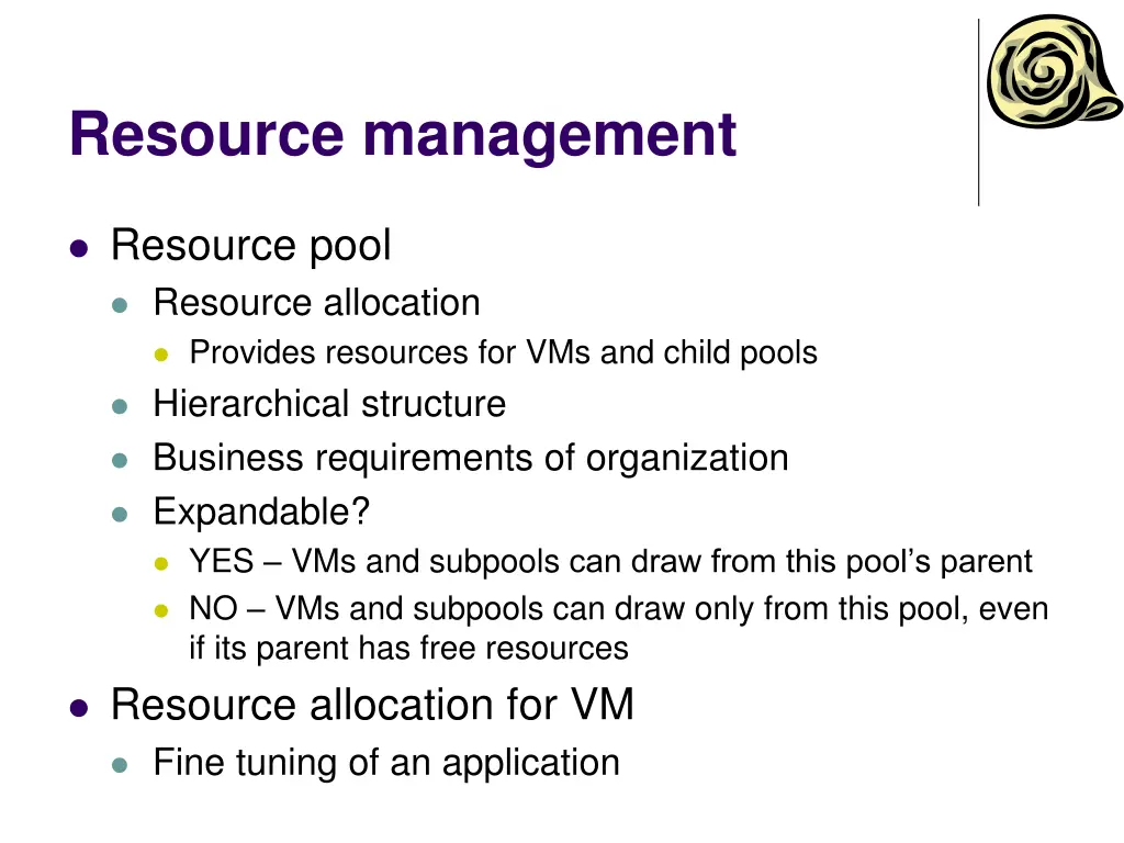 resource management