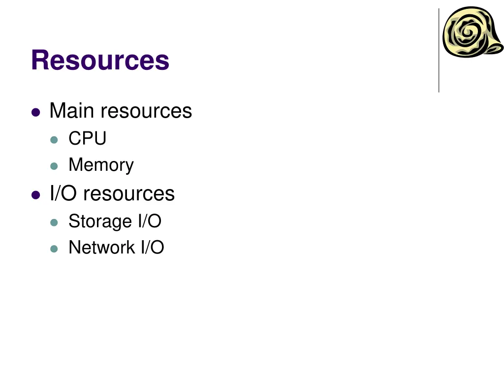 resources