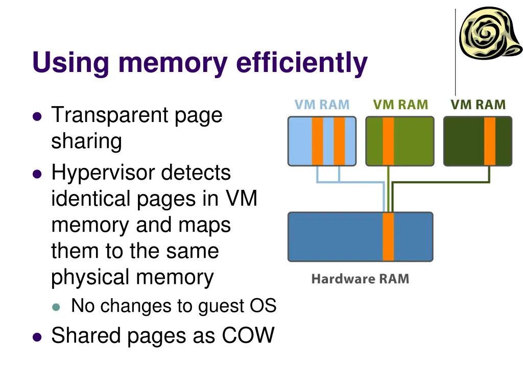 using memory efficiently